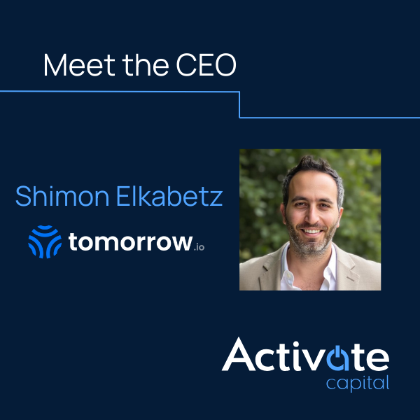 Meet the CEO: Shimon Elkabetz, Tomorrow.io